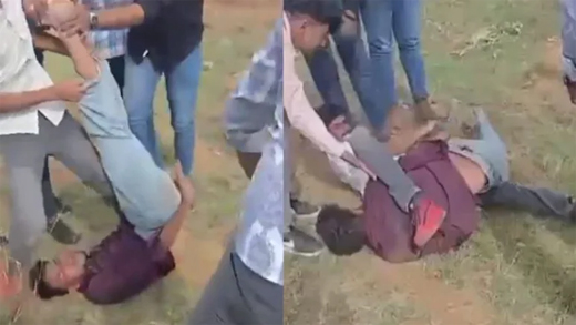 Man thrashed